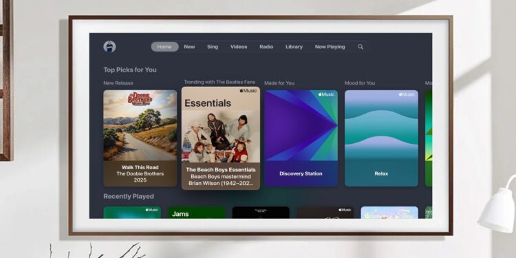 Apple Releases tvOS 26: Liquid Glass Design, iPhone Karaoke, and More