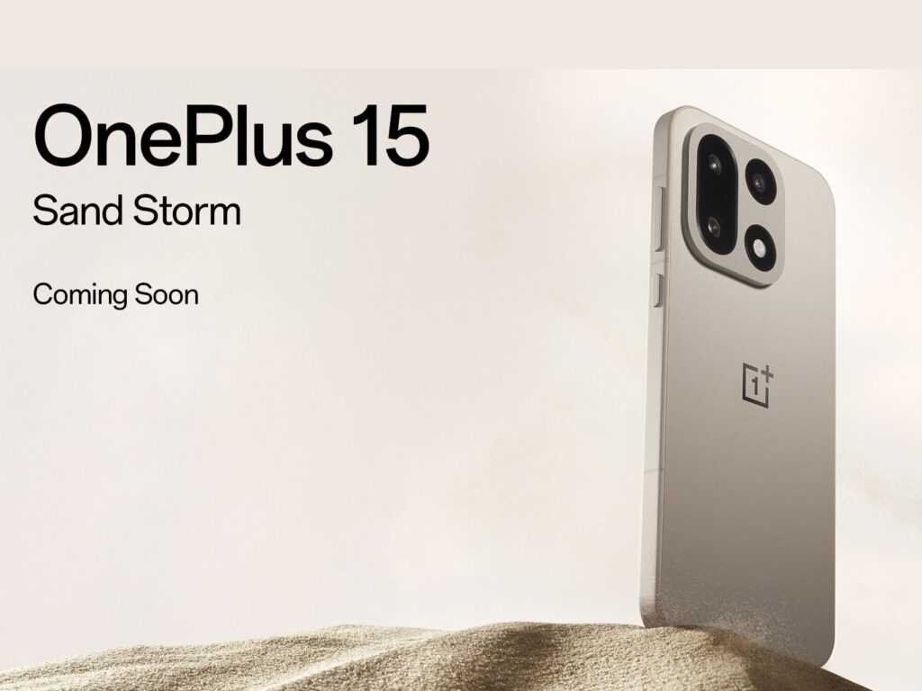 OnePlus 15 Global Launch Confirmed, Reveals New 'Sand Storm' Color