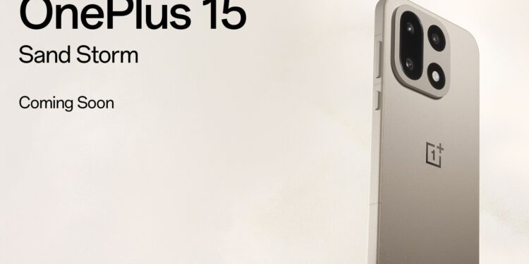 OnePlus 15 Global Launch Confirmed, Reveals New ‘Sand Storm’ Color