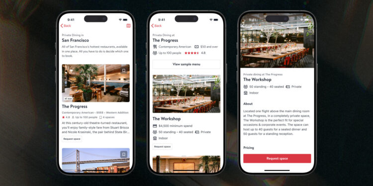OpenTable Streamlines Group Dining with New Marketplace