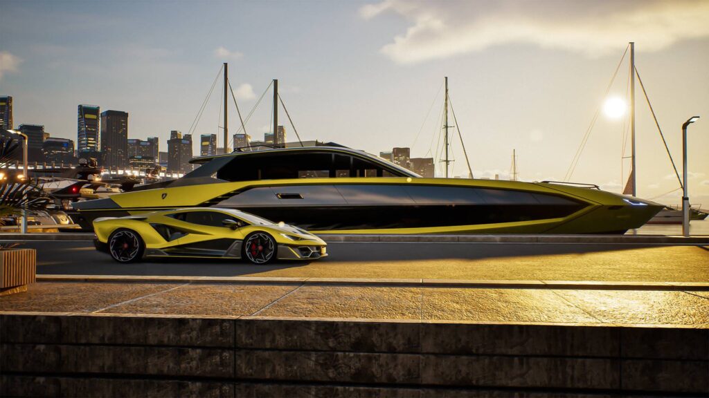 Lamborghini and Italian Sea Group Launch 101-Foot Superyacht