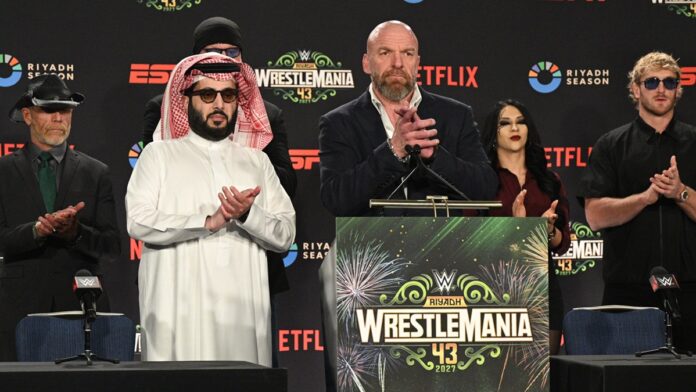 WWE's WrestleMania 43 is heading to Saudi Arabia in 2027