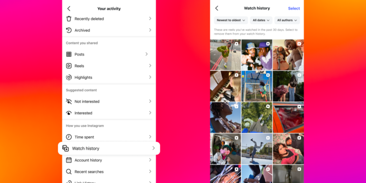 Instagram Finally Adds Watch History Feature for Reels