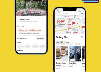 DoorDash’s “Going Out” Feature Expands App to Cover Dine-In Reservations and In-Store Perks