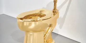 18-Karat Gold Toilet, ‘America,’ Flushes Out $12.1 Million at Sotheby’s Auction