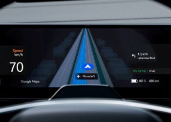Polestar 4 Debuts Google Maps Live Lane Guidance Directly on Driver Display