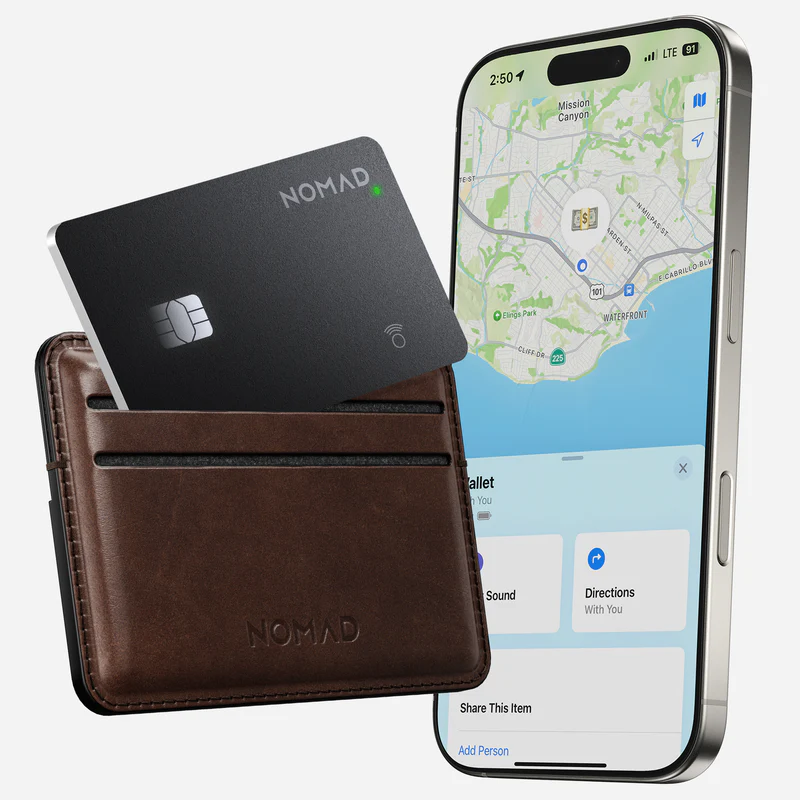 Nomad Launches Find My-Compatible Tracking Card Pro