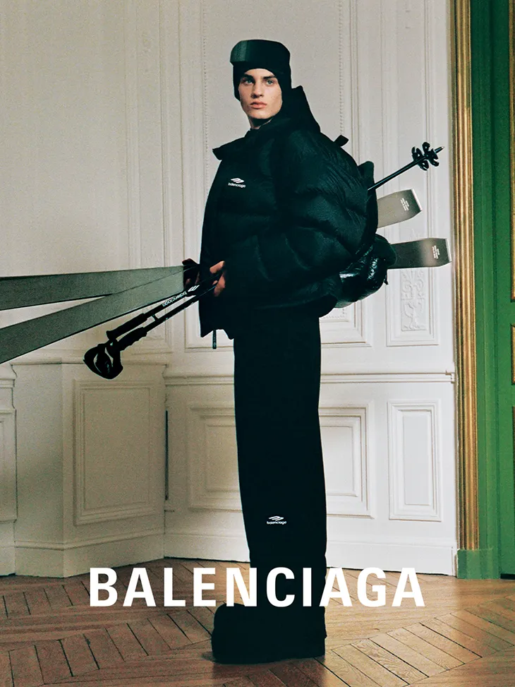 Balenciaga Hits the Slopes with High-Fashion Skiwear 2025 Collection