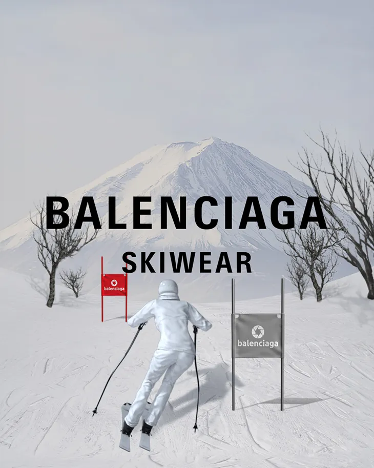Balenciaga Hits the Slopes with High-Fashion Skiwear 2025 Collection