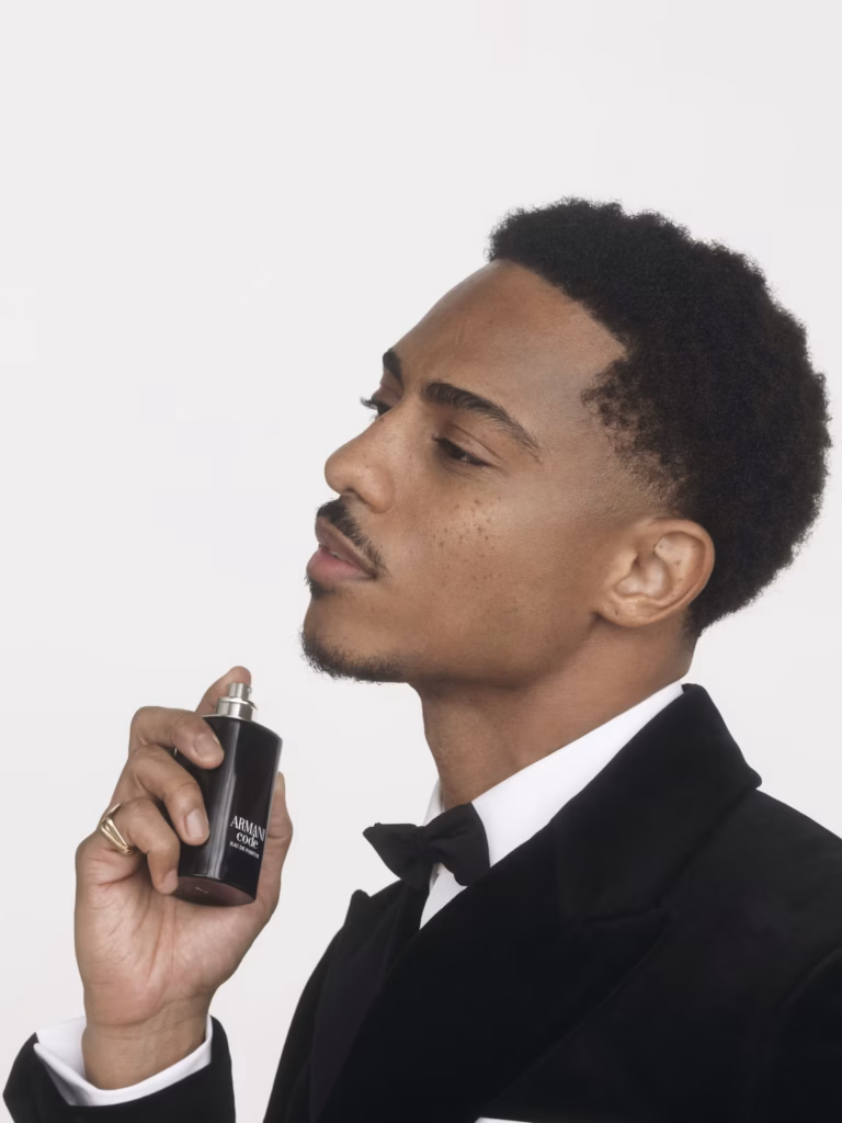 Keith Powers Named Giorgio Armani’s New Global Fragrance Ambassador