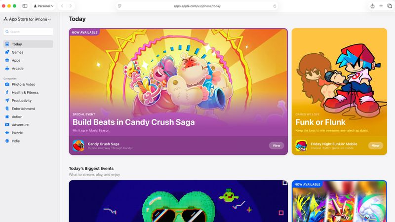 Apple Launches Full App Store Experience on the Web