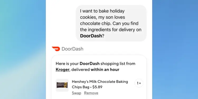 DoorDash Brings On-Demand Grocery Delivery Directly to ChatGPT