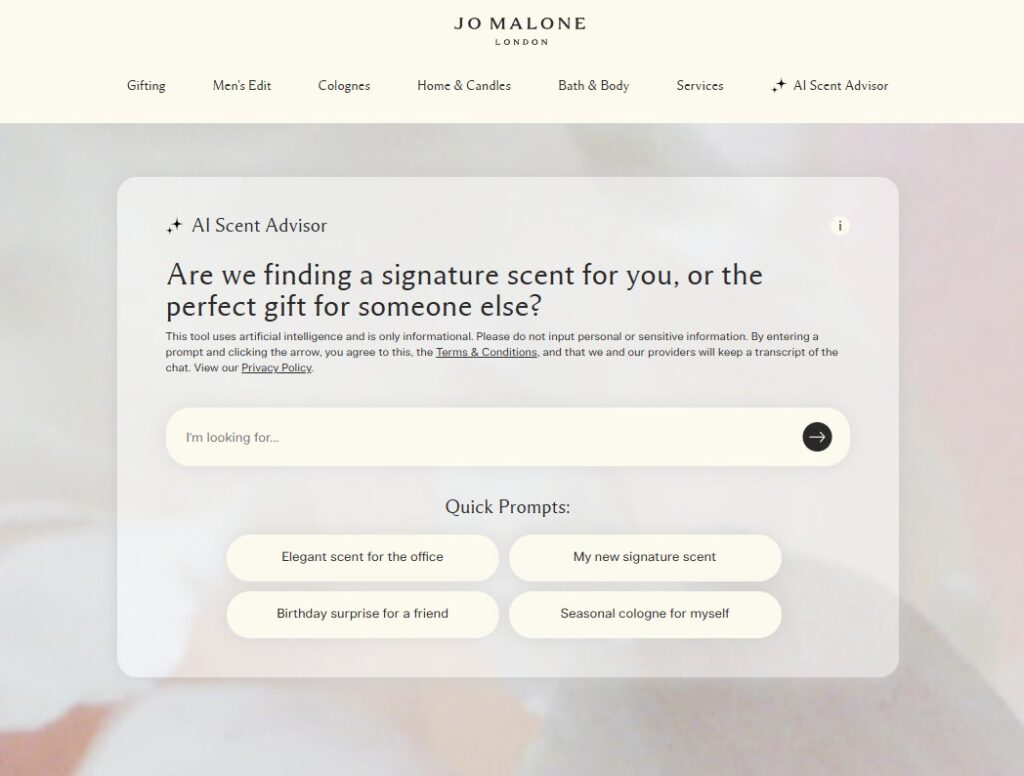 Jo Malone London Debuts AI Tool to Personalize Your Perfect Scent